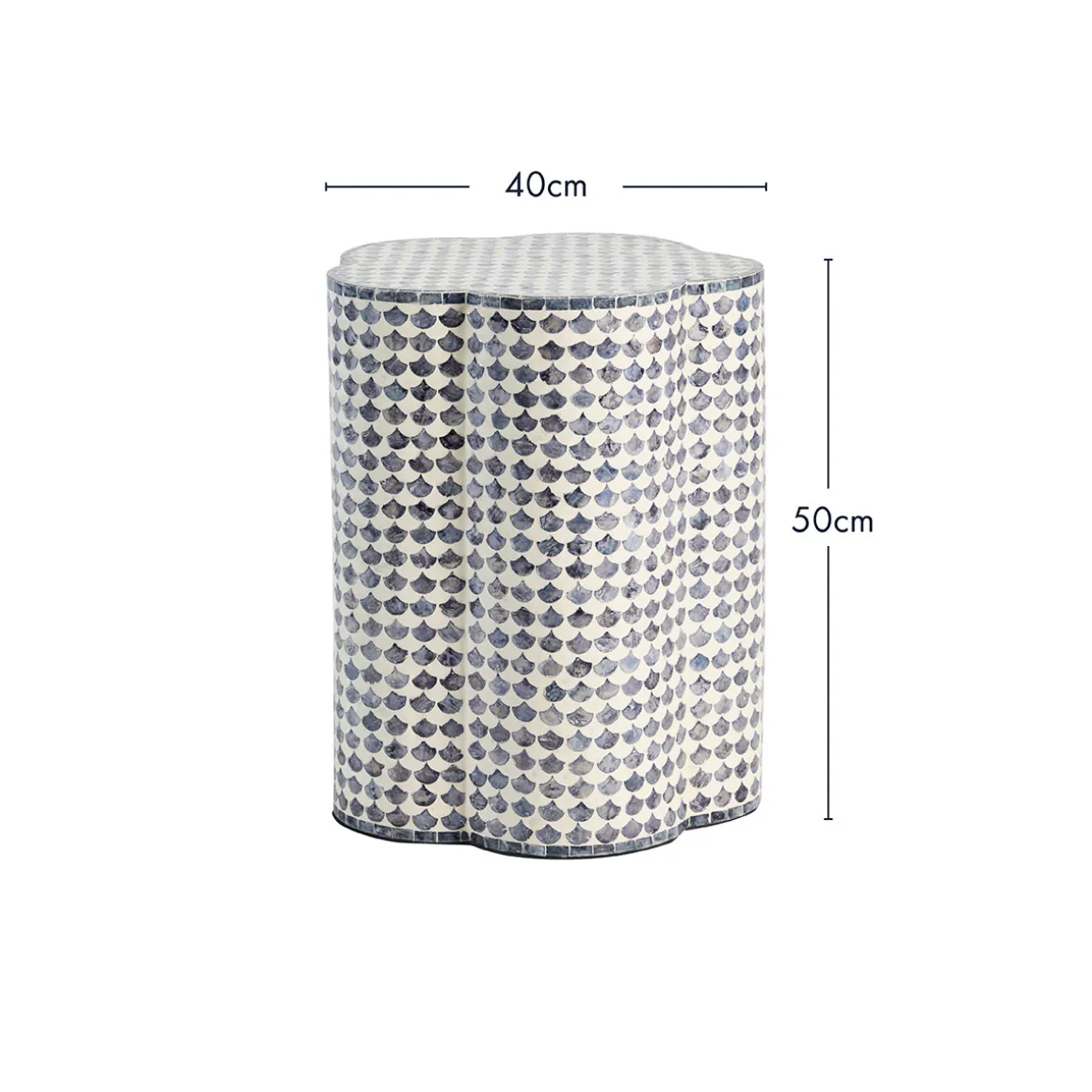 Ada Rose Capiz Side Table