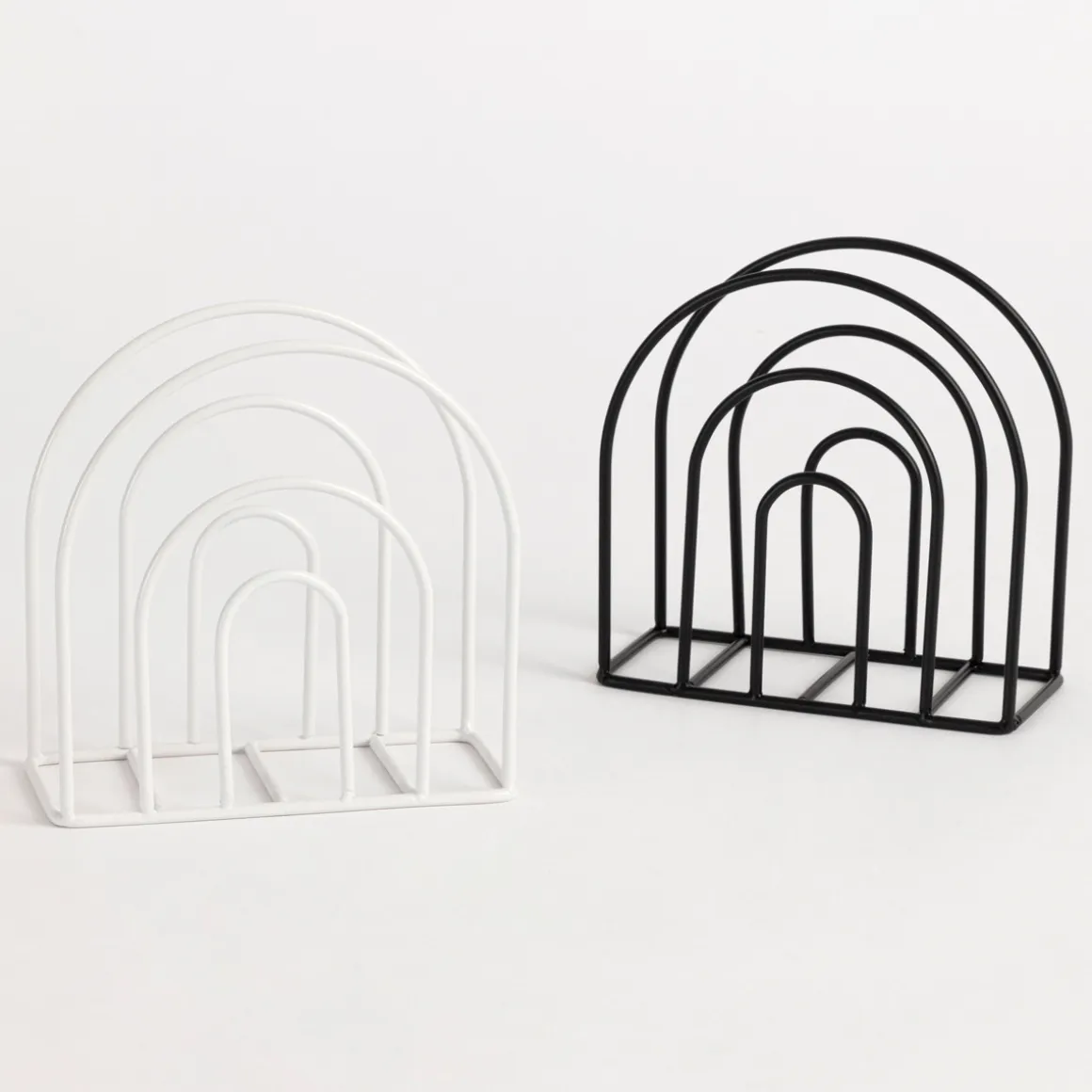 Arc White Napkin Holder