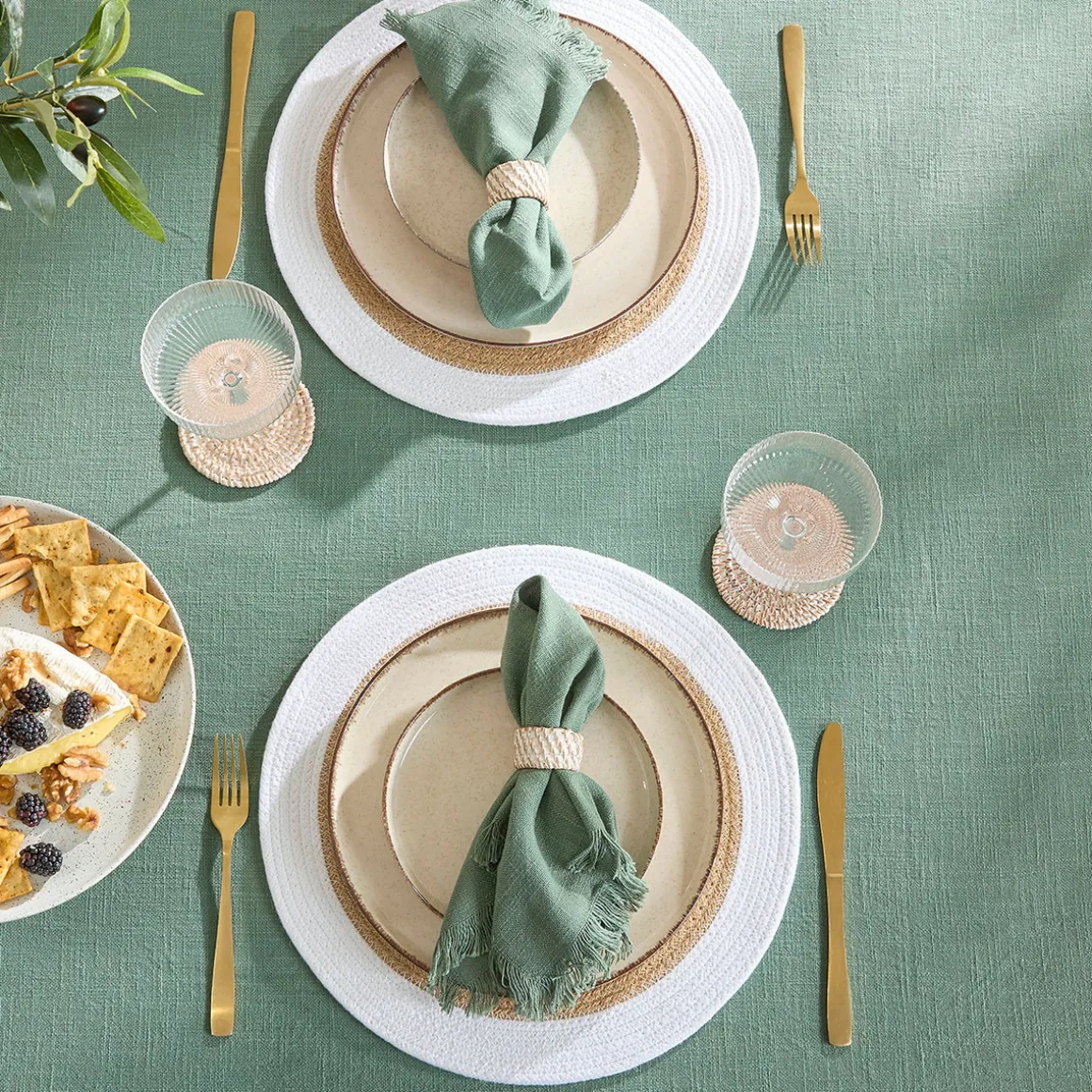 Ashra Fringed Cotton Napkin