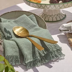 Ashra Fringed Cotton Napkin