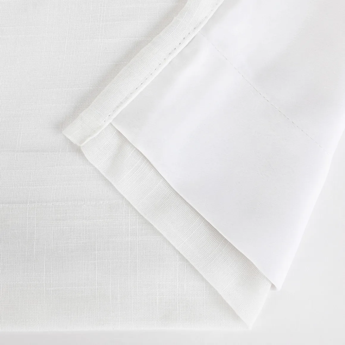 Aspen White Room Darkening Curtains Set of 2
