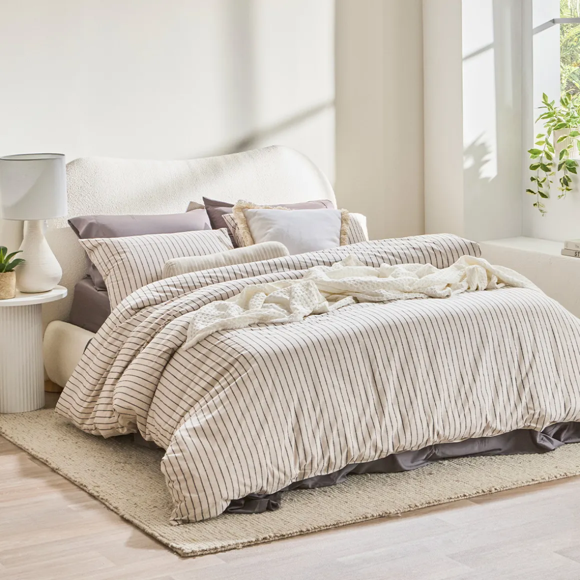 Atlas Stripe Quilt Cover Set