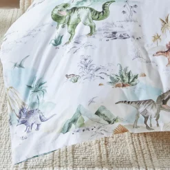 Bad To The Bone Dinosaur Quilt Cover Set