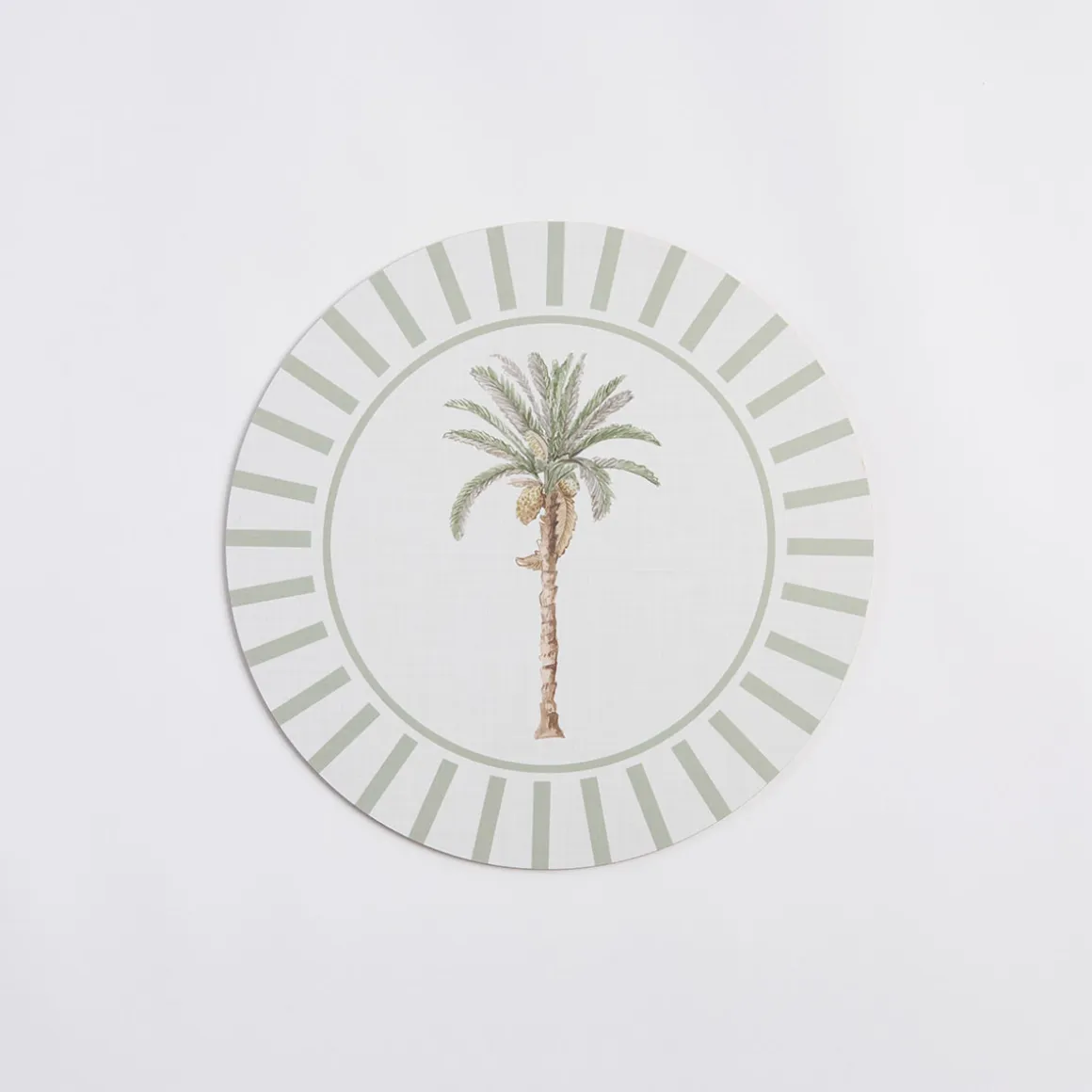 Bangalow Green Palm Cork Placemat Set of 6