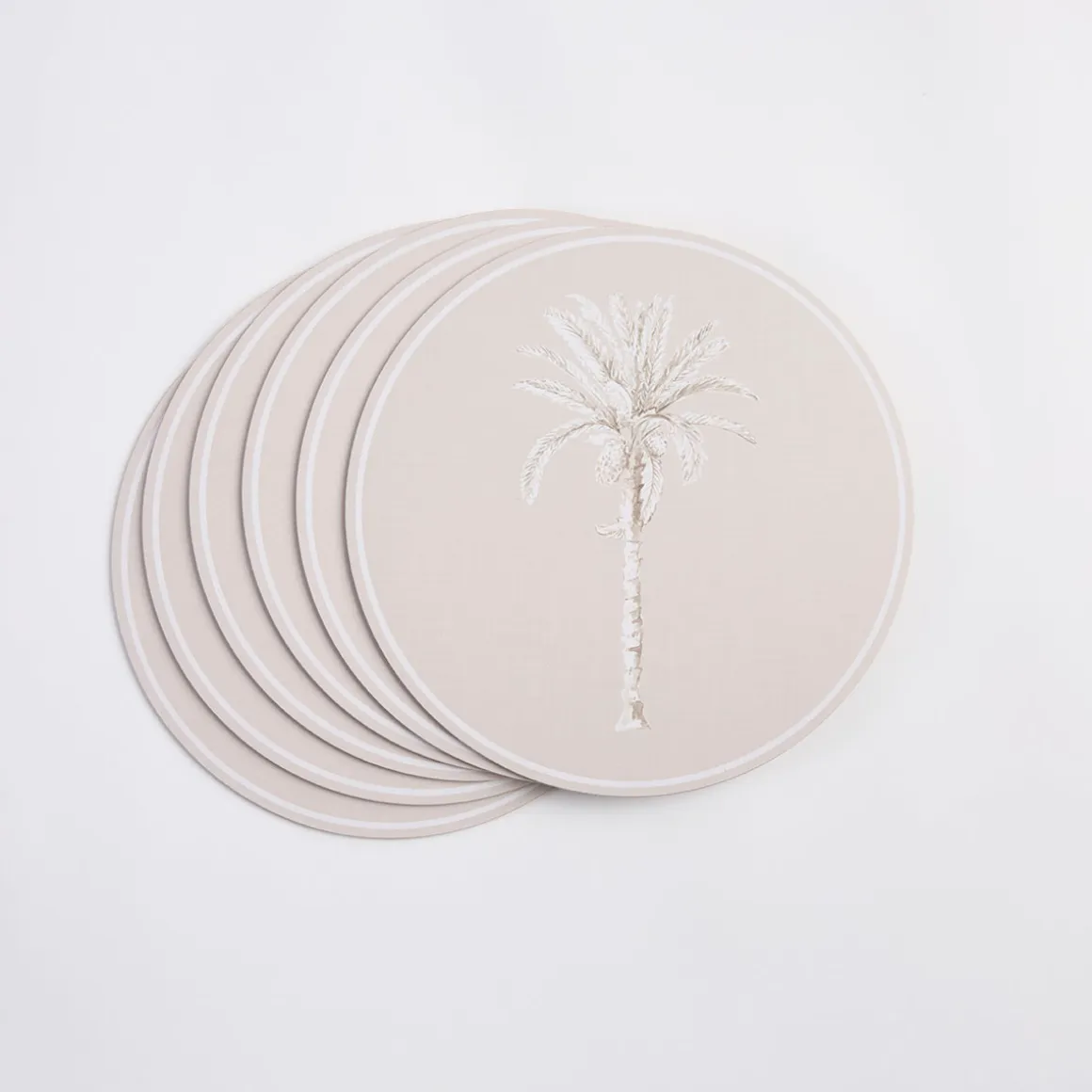 Bangalow Natural Palm Cork Placemat Set of 6