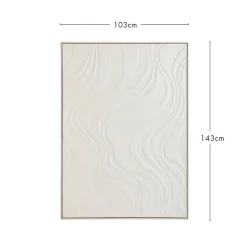 Barchan Framed Textured Wall Art