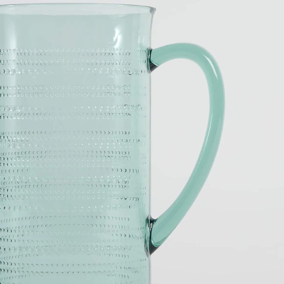 Beaded Green Jug