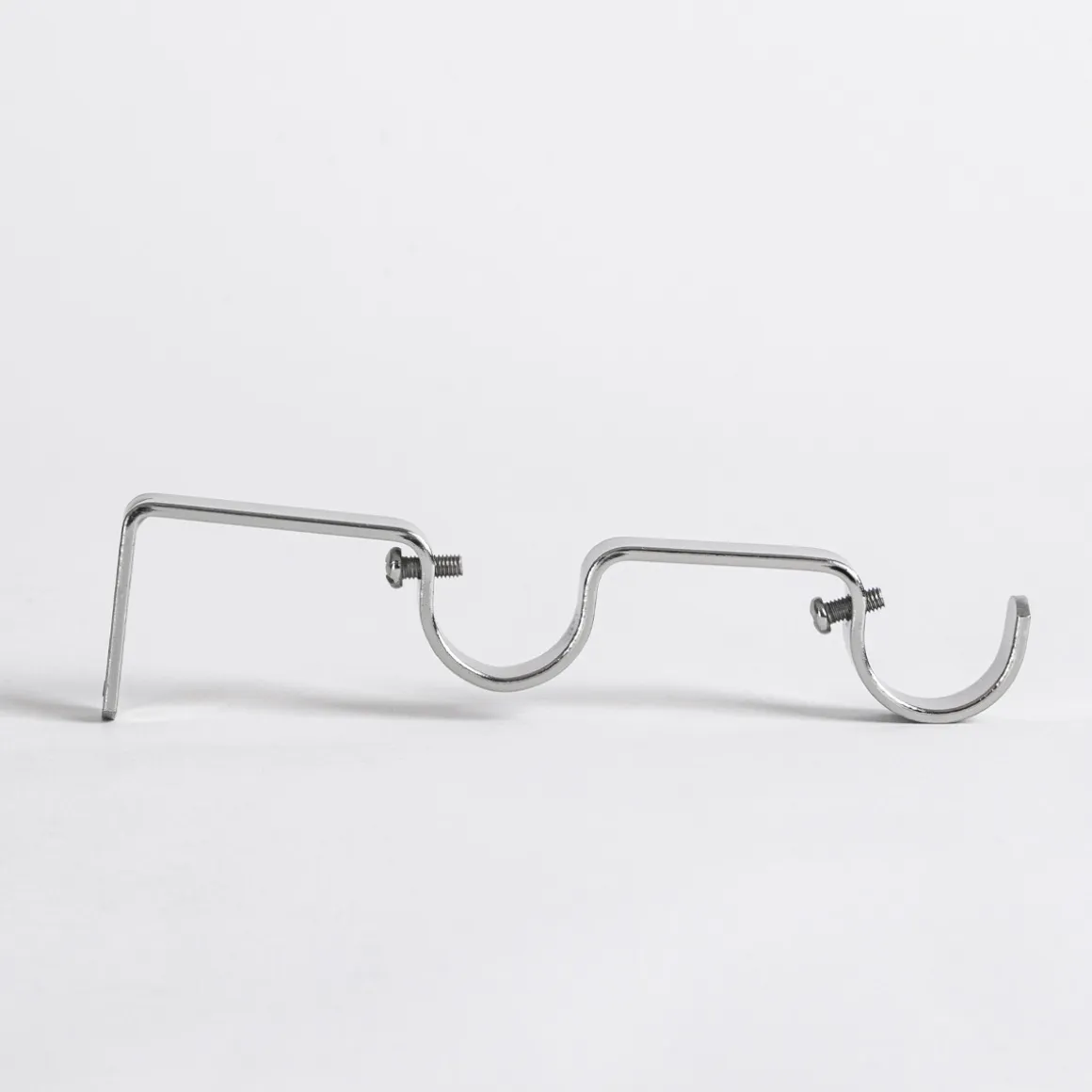 Bodie Chrome Double Rod Bracket 3 Pack