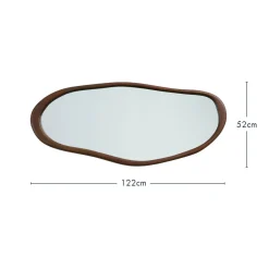 Boulder Dark Brown Mirror