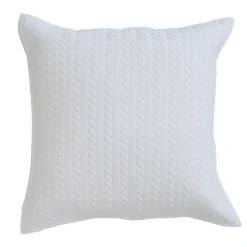Camden White European Pillowcase