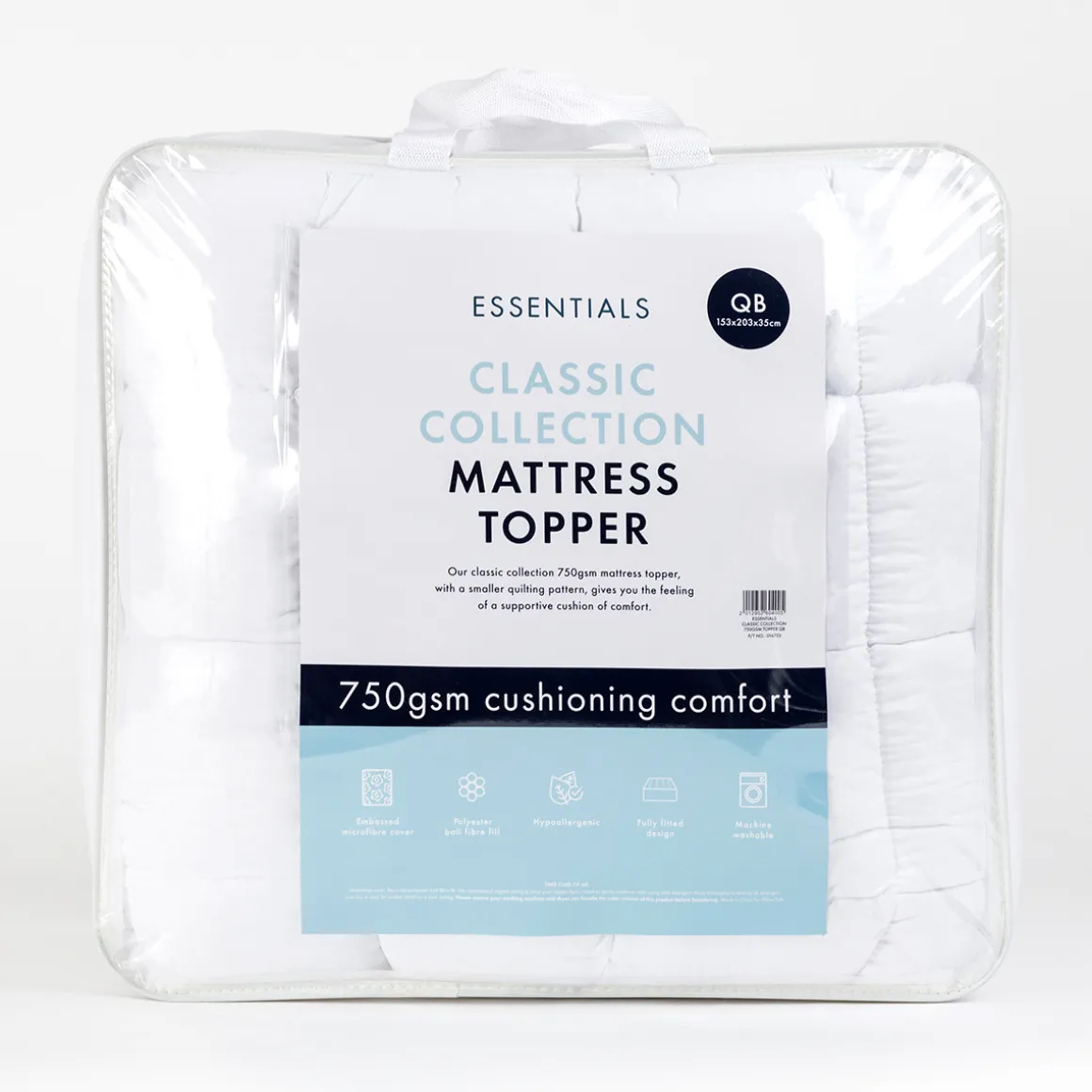 Classic Collection 750gsm Mattress Topper