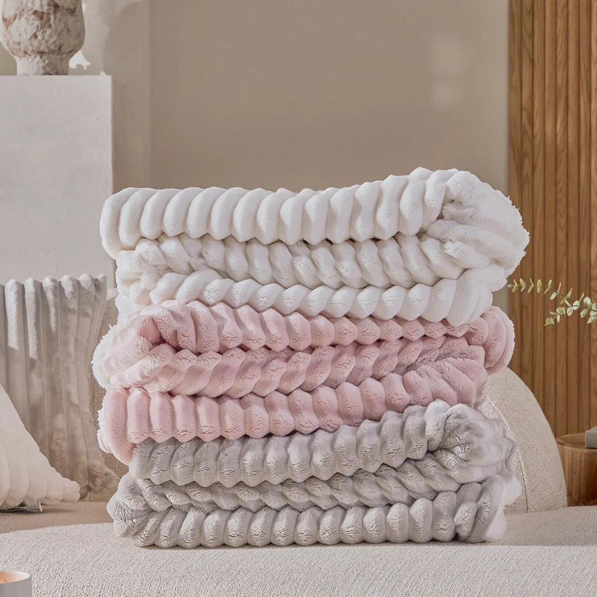 Denali Faux Fur Throw