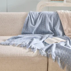 Dottie Stripe Super Soft Throw