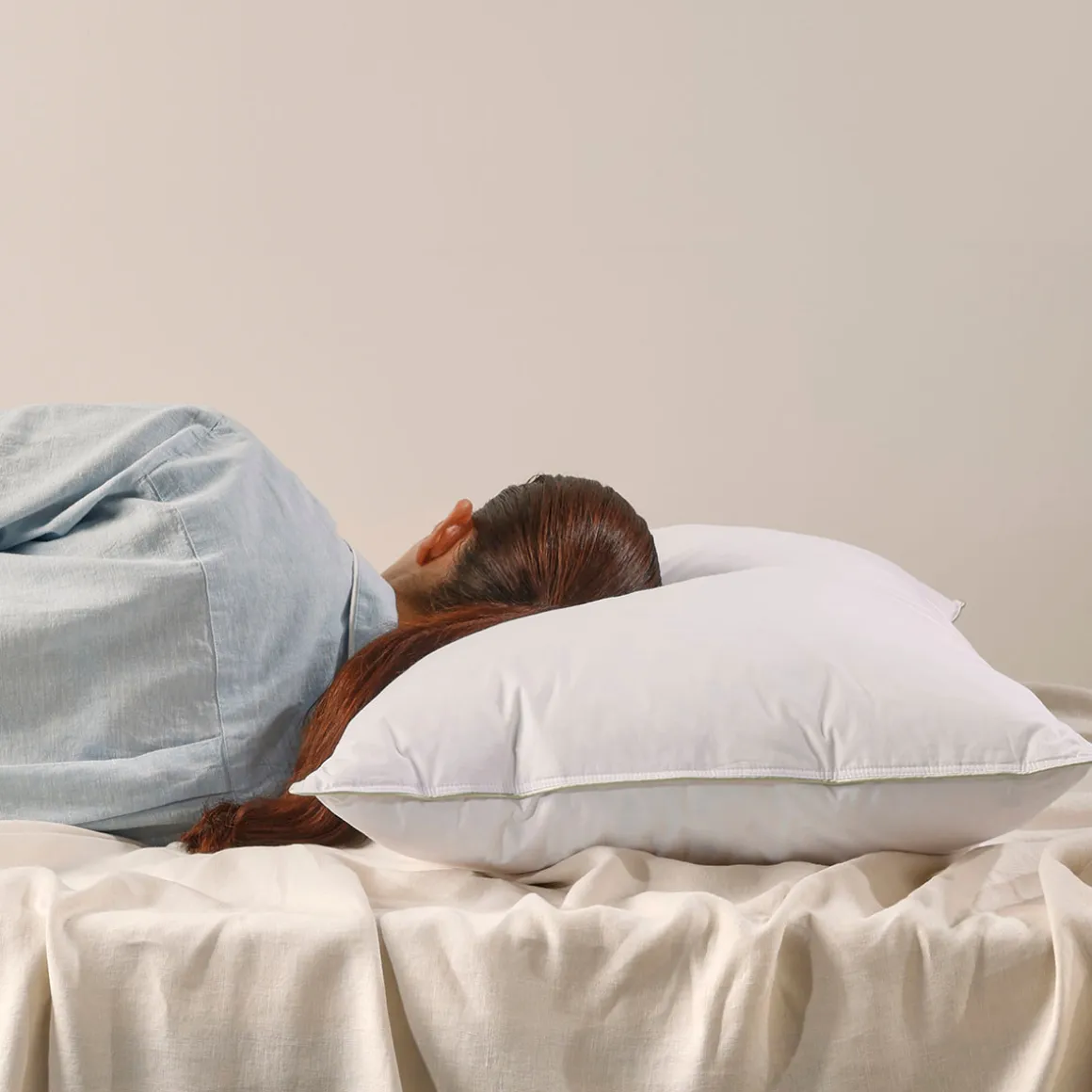30/70 Duck Down Feather King Pillow