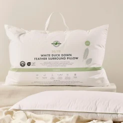 30/70 Duck Down Feather Queen Pillow