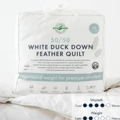 50/50 Duck Down Feather Quilt