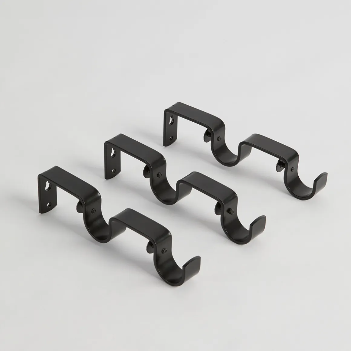 Emmett Double Rod Bracket 3 Pack