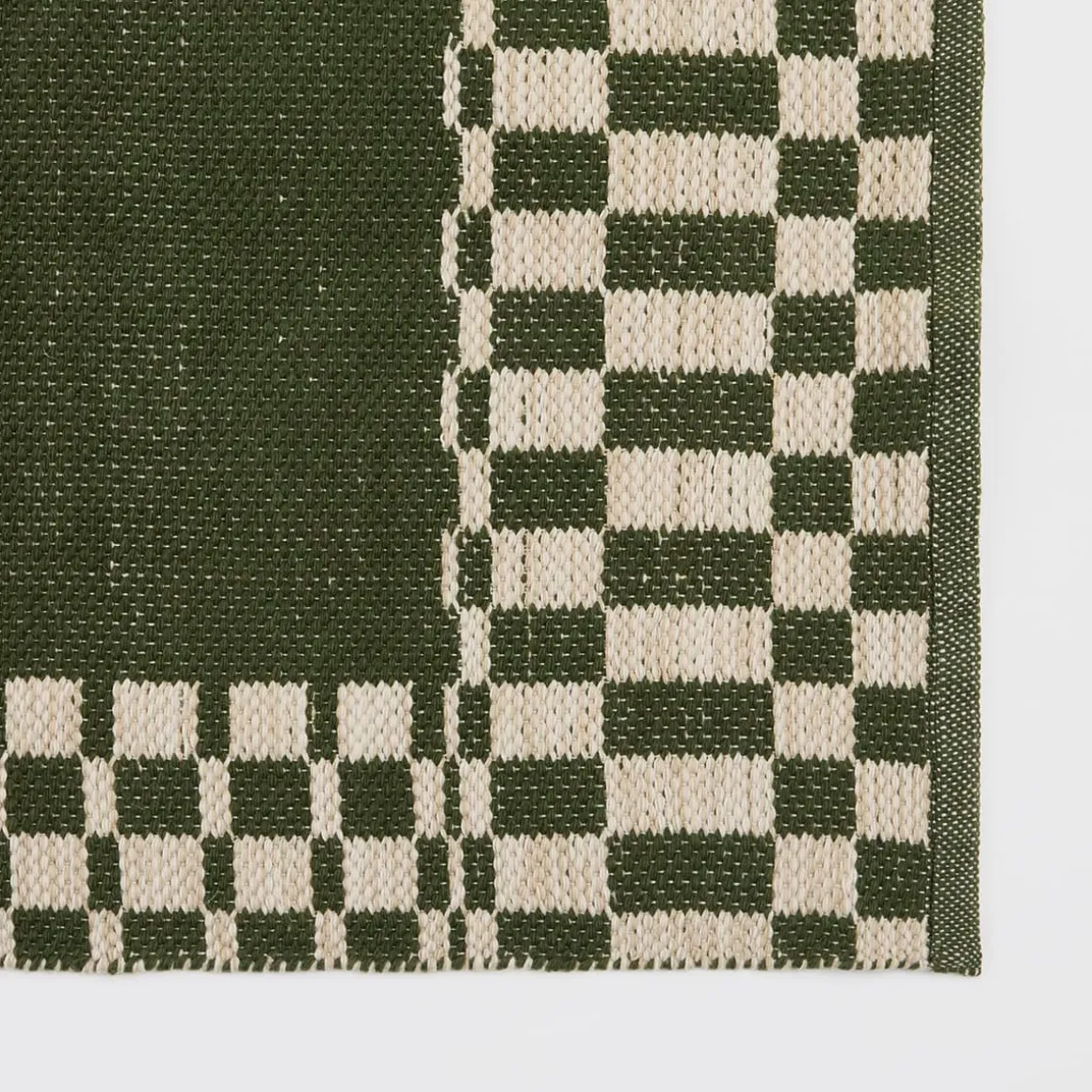 Finn Check Reversible Floor Rug