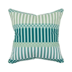 Gaia Green Multi Check Outdoor Cushion