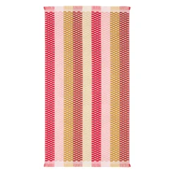 Gaia Pink Check Popcorn Beach Towel
