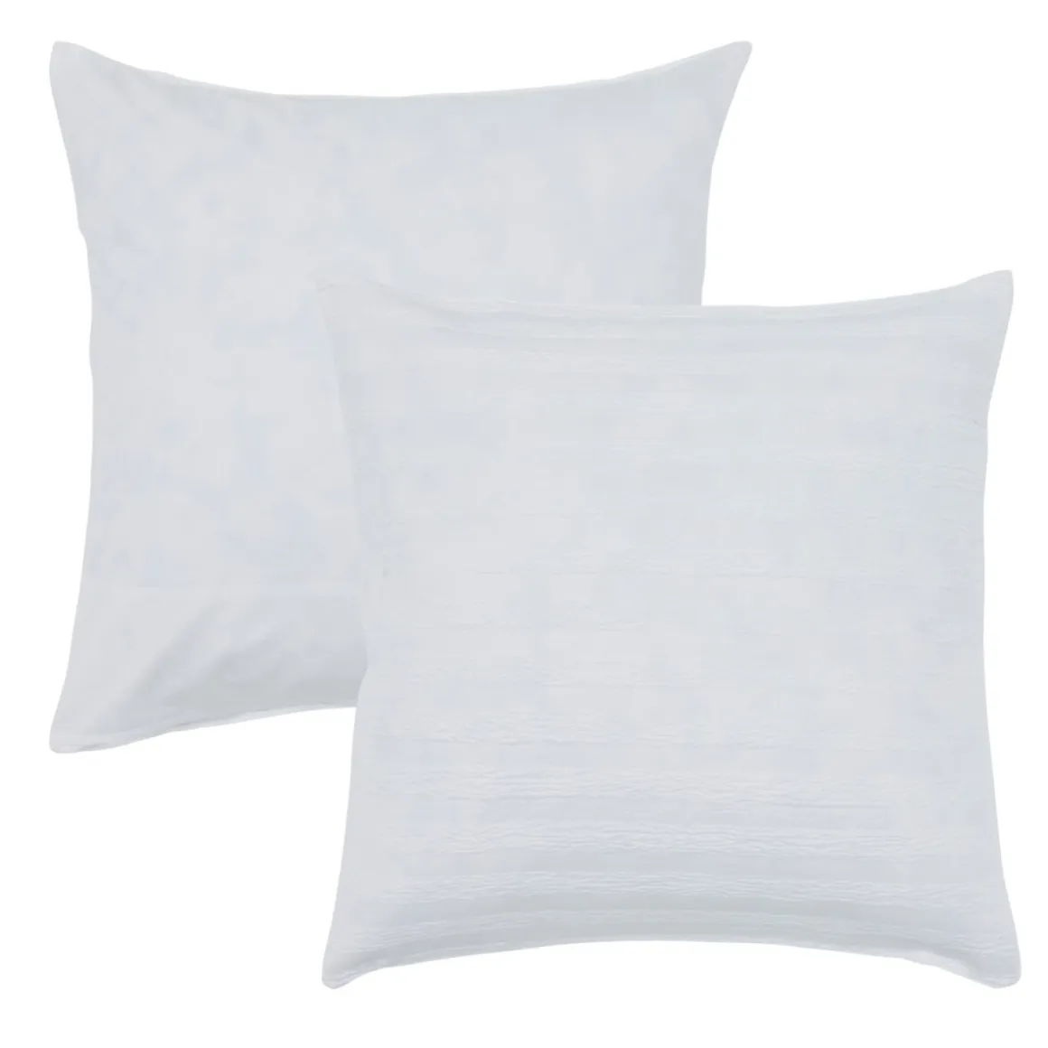 Gia White European Pillowcase