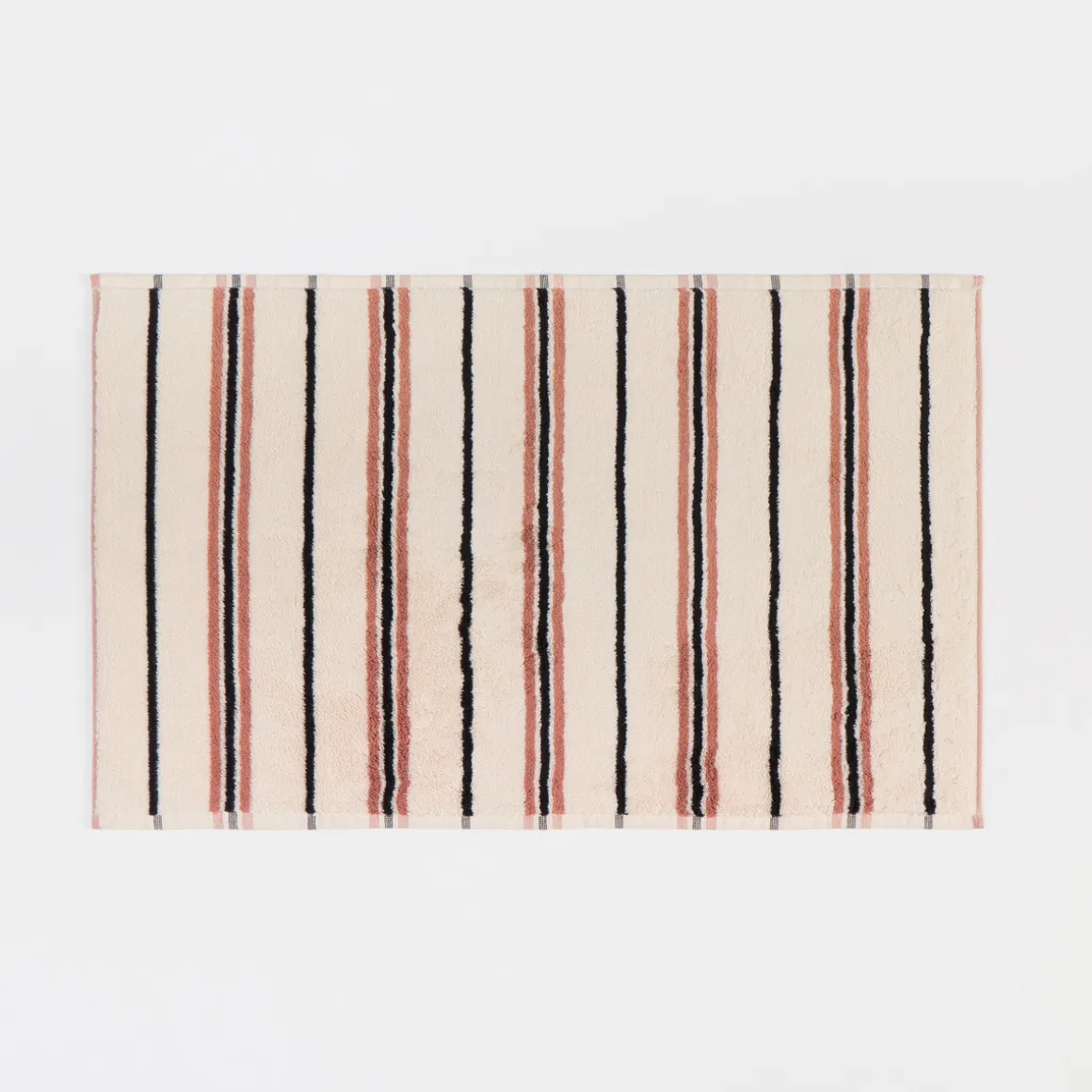 Harley Natural & Black Stripe Bath Mat