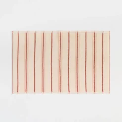 Harley Natural & Black Stripe Bath Mat