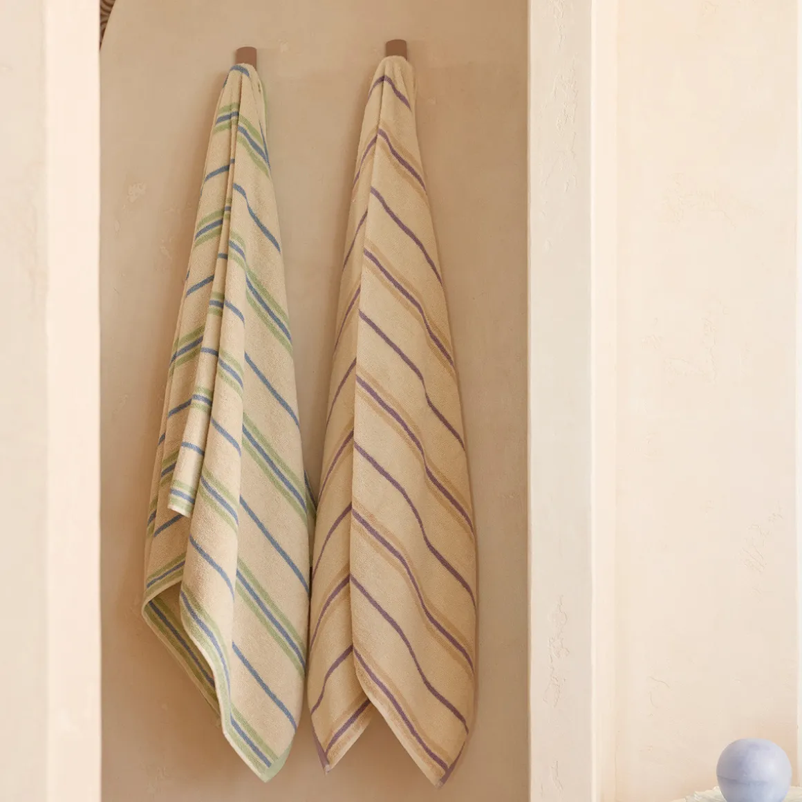 Harley Stripe Cotton Towel Range