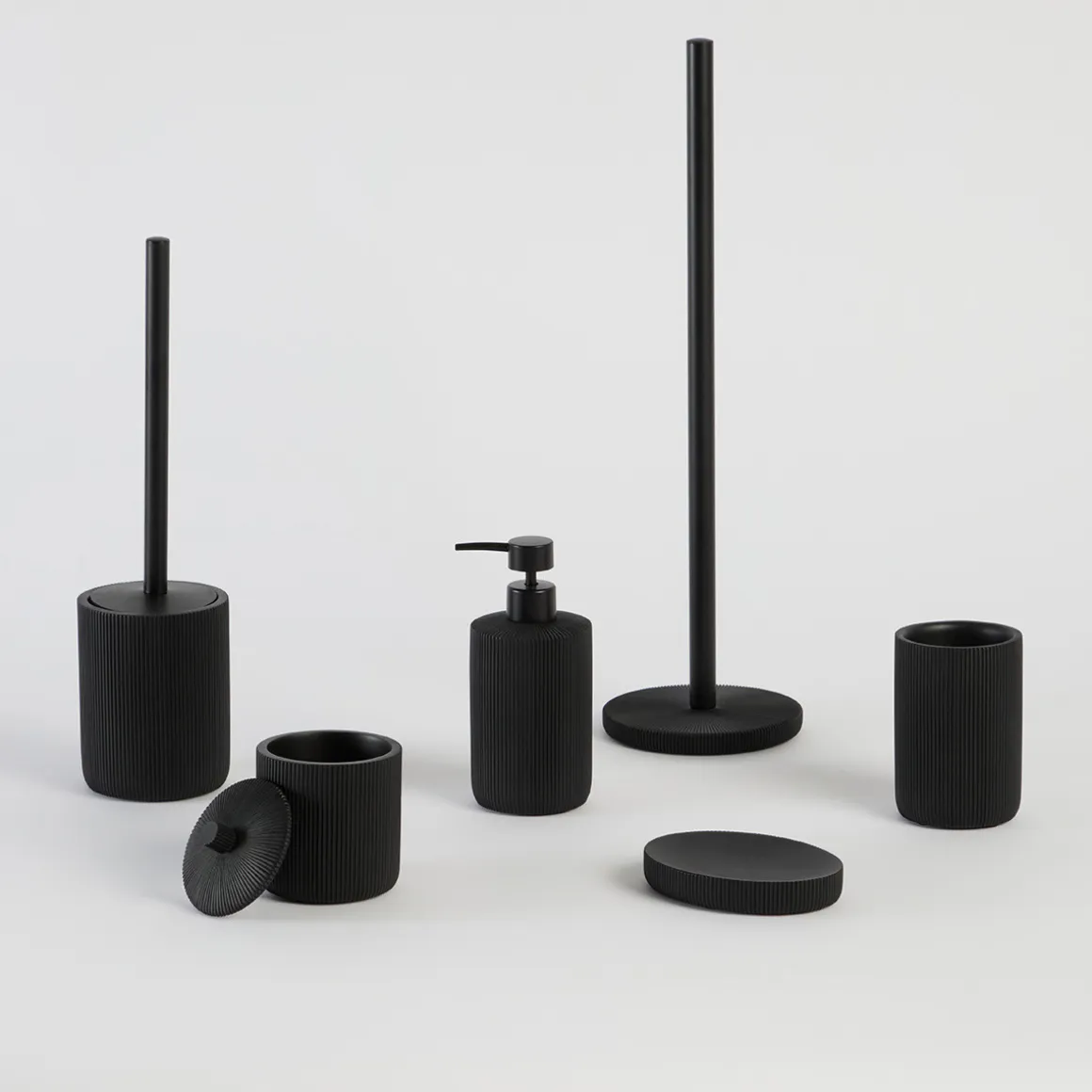 Harlow Ribbed Bathroom Accessories