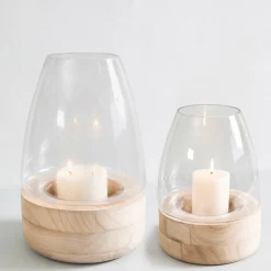 Hastings Hurricane Natural Candle Holder