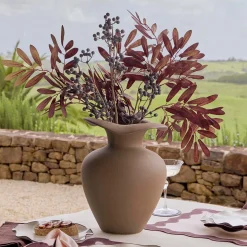 Haven Chocolate Brown Vase