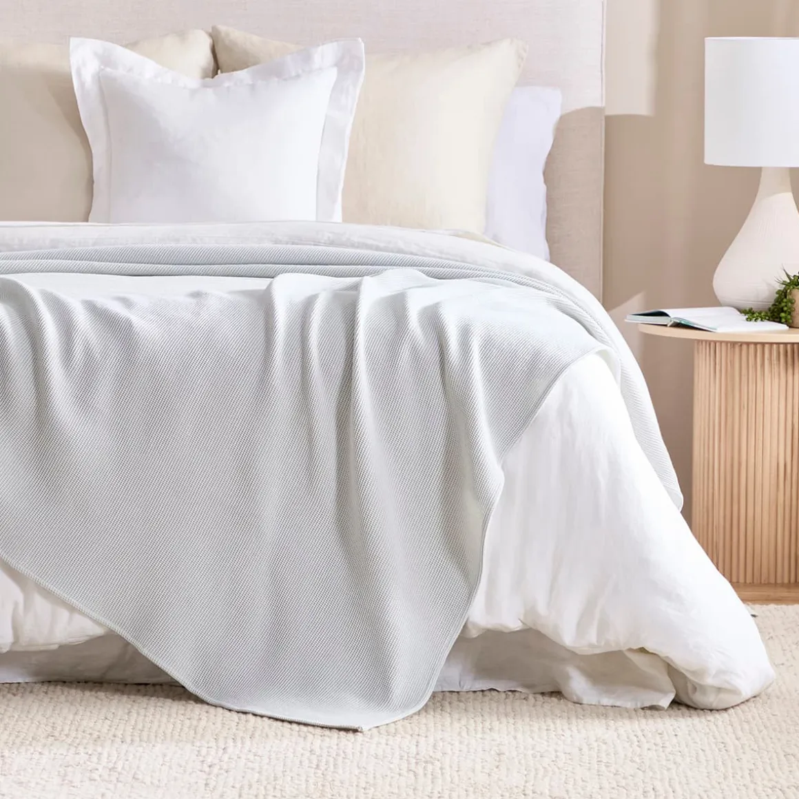 Haven 300gsm Cotton Waffle Blanket