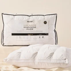 Hotel & Home Luxe Quilted Down Blend Pillow