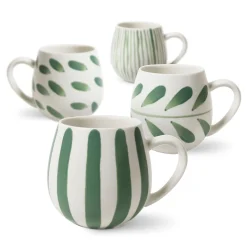 Hug Me Mug Olive Brush Set of 4