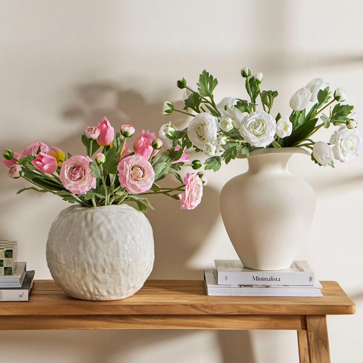 Kelly Light Pink Artificial Flower Bouquet