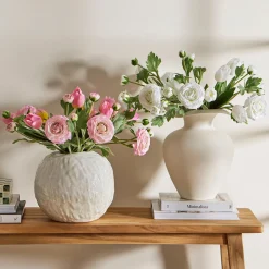 Kelly White Artificial Flower Bouquet