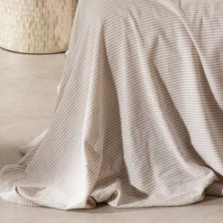 Linen Cotton Striped Sheet Set
