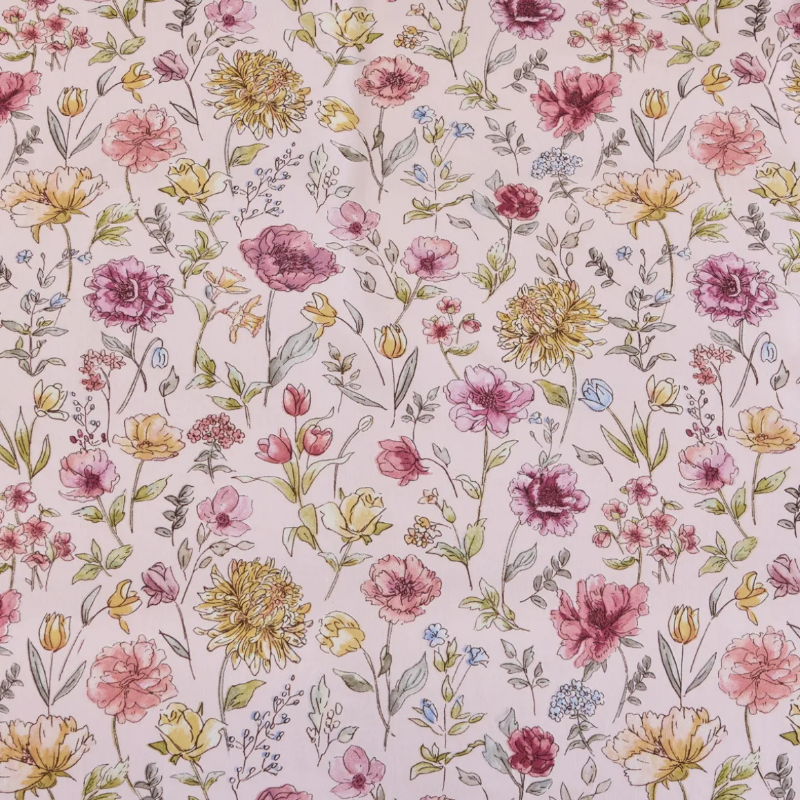 Lisette Reversible Floral/Check Quilt Cover Set