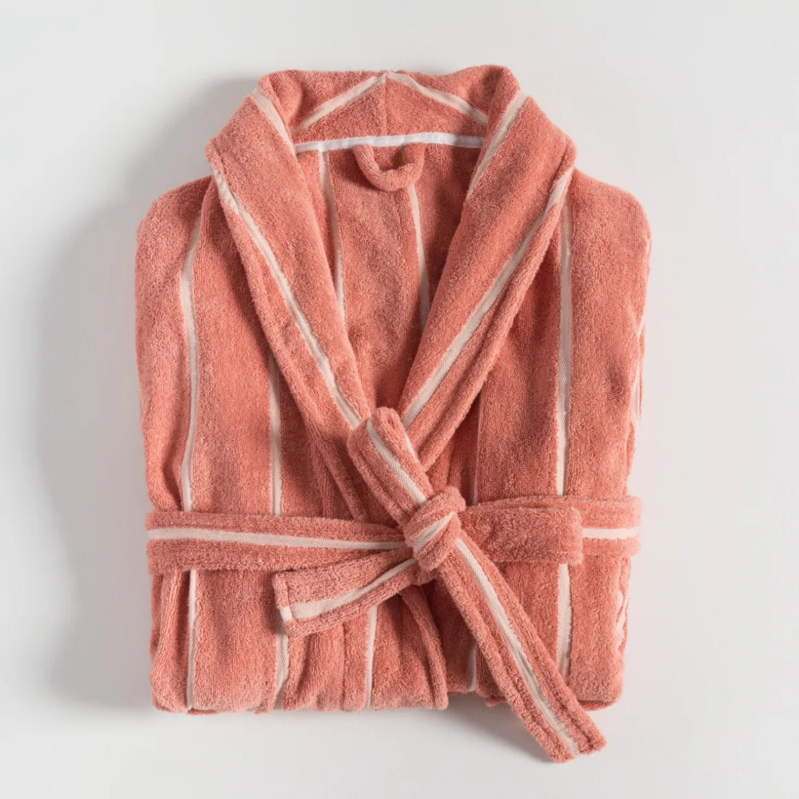 Lucy Terry Towelling Terracotta Bath Robe