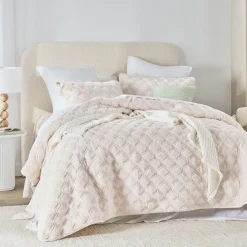 Maeve Faux Fur Coverlet Set