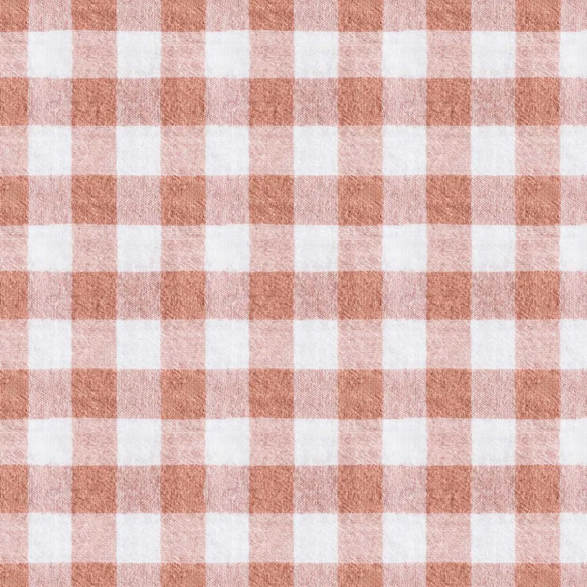 Maisie Reversible Caramel Check Quilt Cover Set