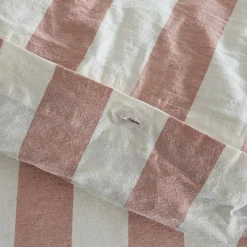 Milah Clay Stripe Quilt Cover Set