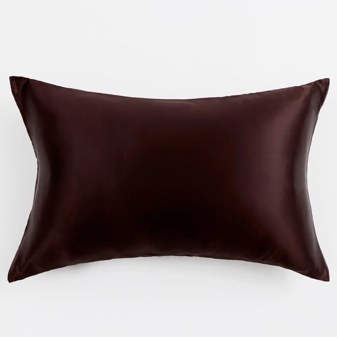 Mocha Brown Mulberry Silk Plain Pillowcase