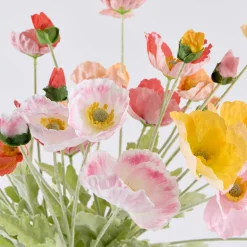 Multi Colour Wild Poppy Artificial Flower Bouquet