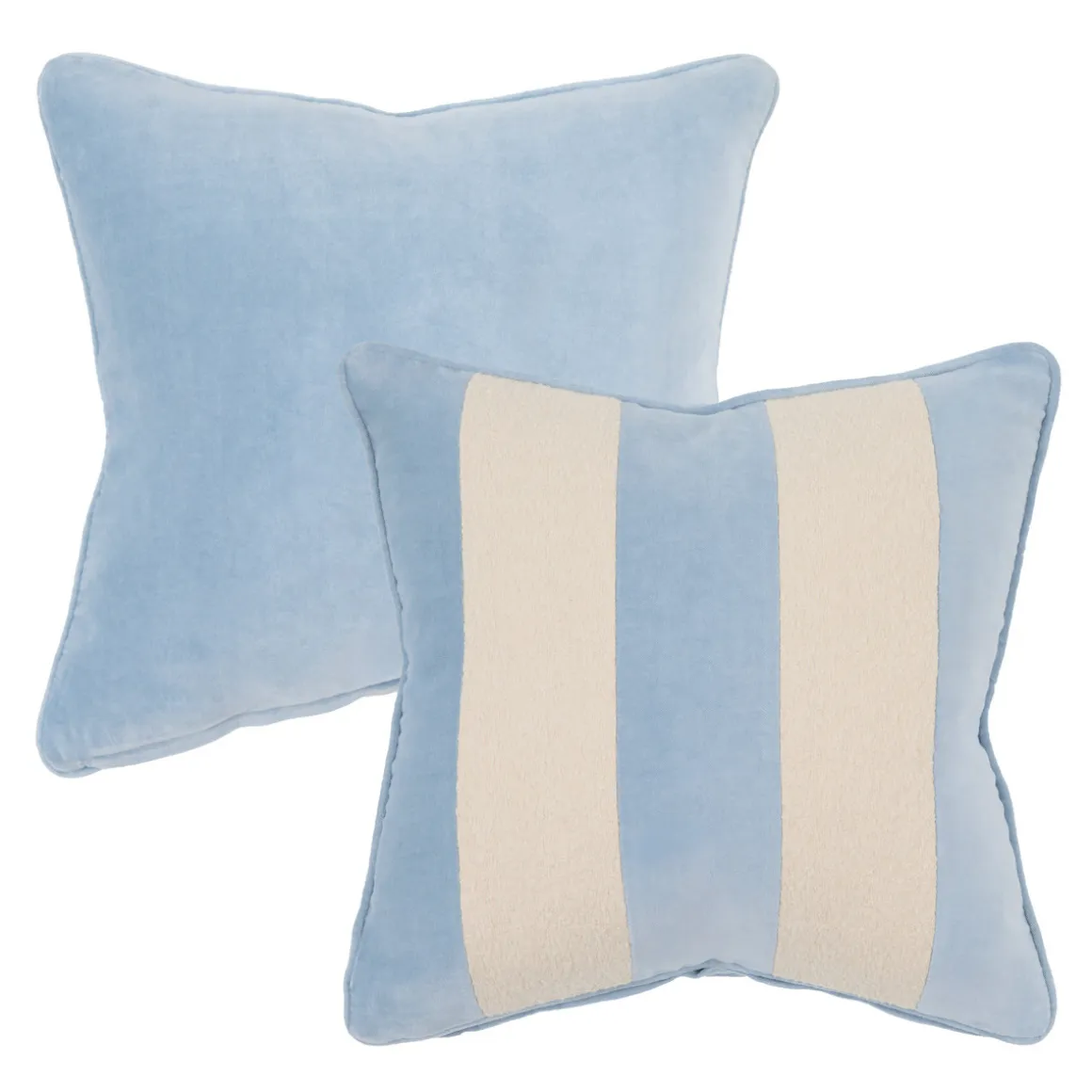 Nico Velvet Boucle Stripe Cushion