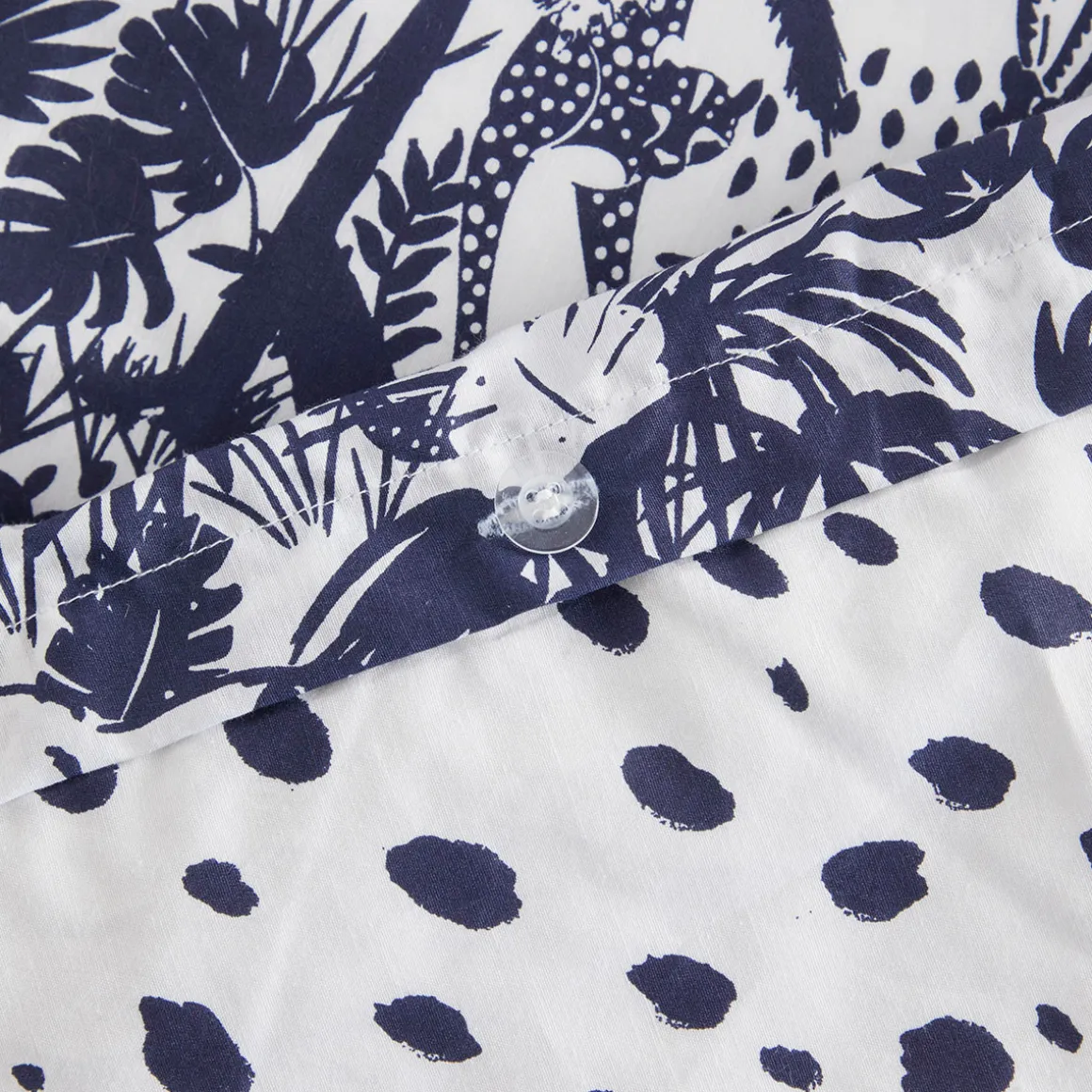 Orello Reversible Jungle/Spot Quilt Cover Set