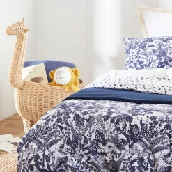 Orello Reversible Jungle/Spot Quilt Cover Set
