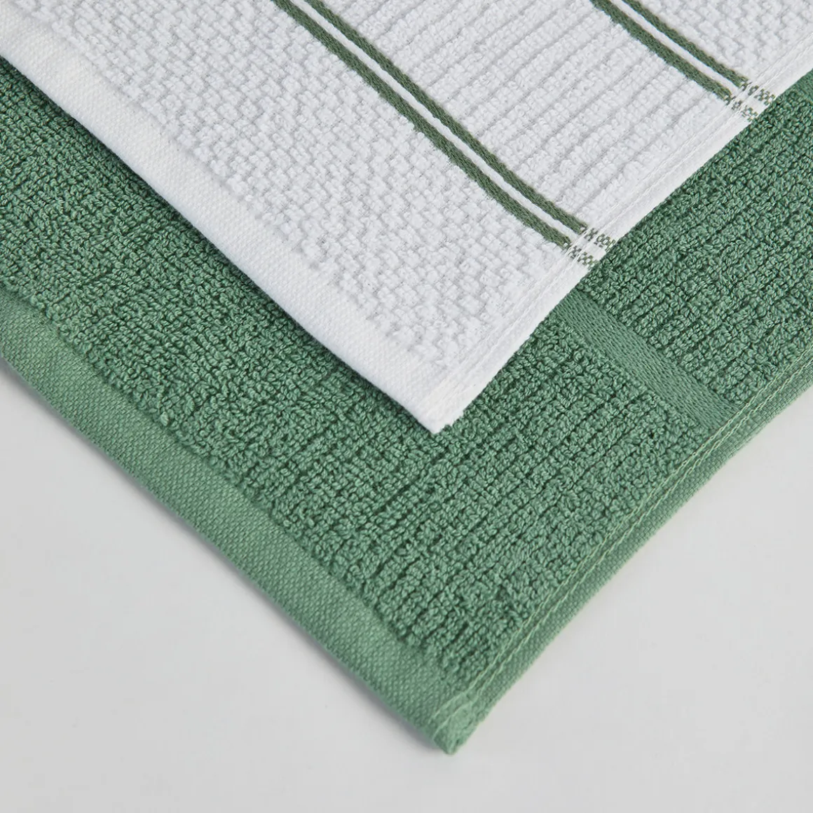 Oxford Cotton Tea Towel Set of 2