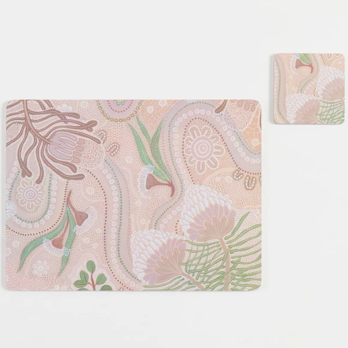 Paths of Rest Cork Coaster Set of 6