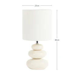 Pebble 46cm Table Lamp